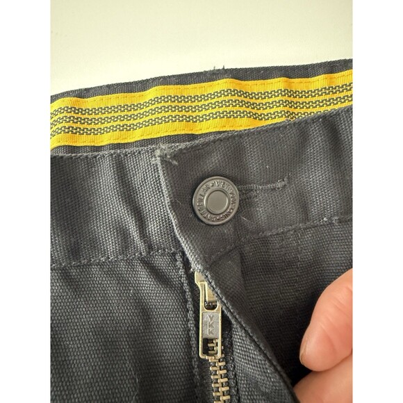 Caterpillar Work Pants Mens 34x34 Black Utility Cargo CAT Trademark C172 Pants - Picture 6 of 15